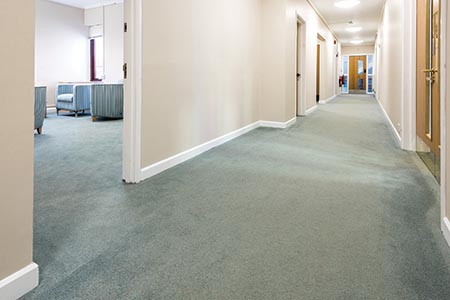Carpeting affords many therapeutic benefits