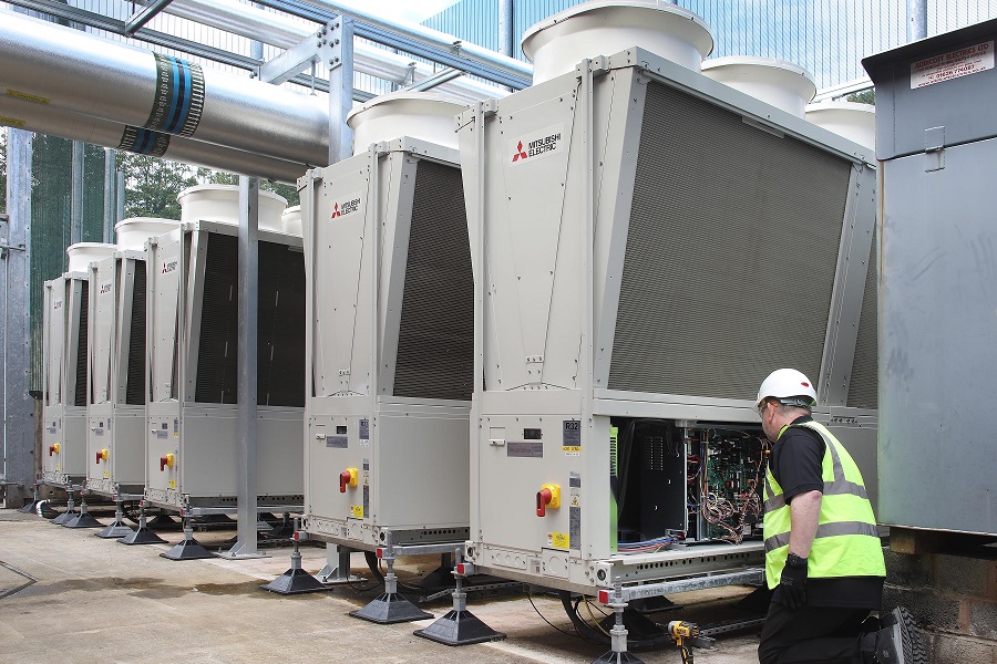 Modular heat pumps for seaside Devon hospital