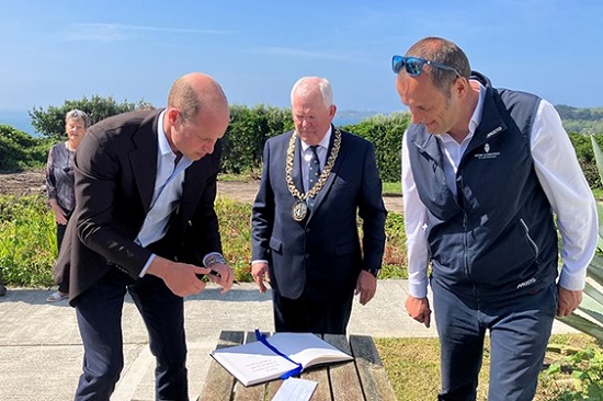 Duke of Cornwall breaks ground for Isle of Scilly community hospital