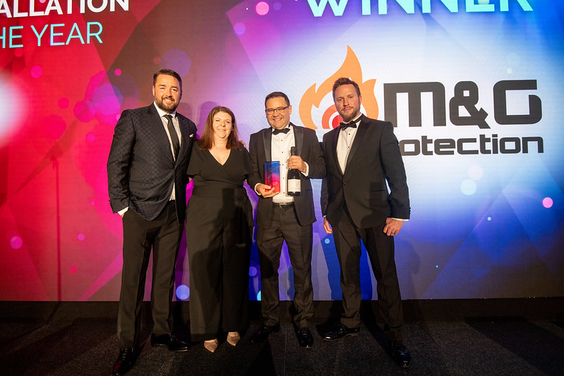 Newham Hospital fire safety system upgrade nets M&G award