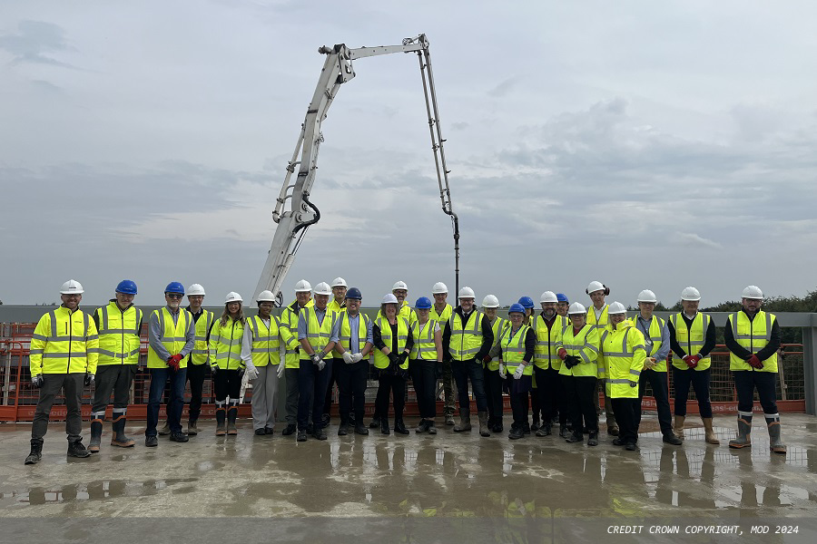 MoD AND NHS mark topping out at ‘first of its kind’ integrated care centre